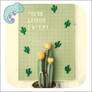 Los cactus kawaii son ideales para un hogar